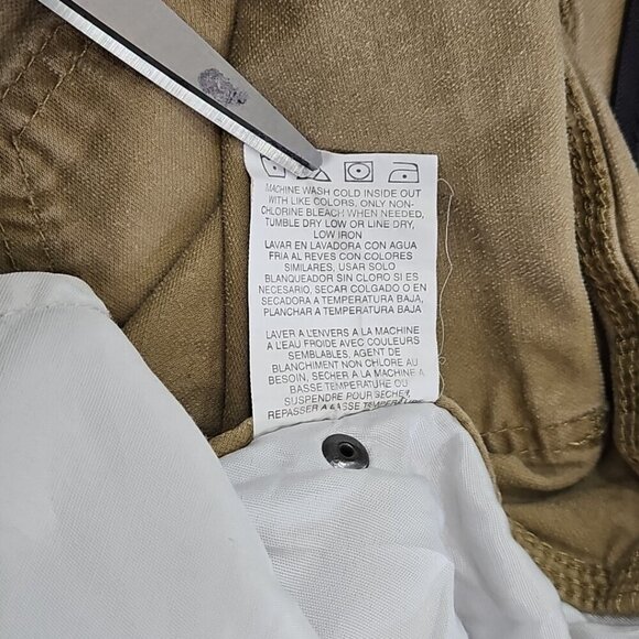 Lee Extreme Motion Utility Pants Men 36x32 Beige Loose Fit Straight Stretch - Picture 14 of 16